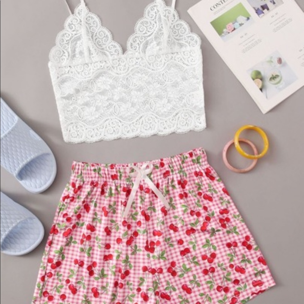 SHEIN - Pajama shorts set